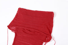 Arachne Hooded Knitted Vest