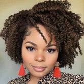 Short african small roll hair headgear wigs