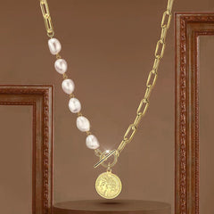 Shashi - Republique Dual Pendant Necklace - Gold