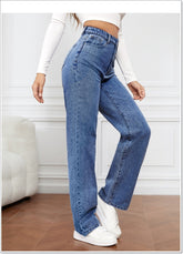 High-Rise Wide Leg Baggy Jeans