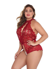 Jacquard-Bodysuit mit Weste