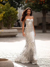 slim bodice evening dress