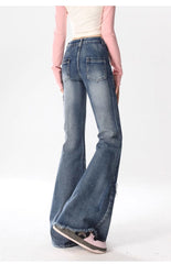 Street Style Micro-flare Trousers