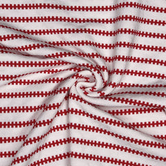 Kurzer Rock mit Schnürsenkelstreifen