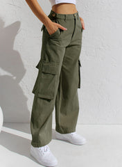 Vintage Pocket Baggy Cargo Jeans