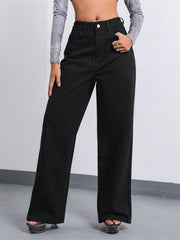 RISEN Amanda Midrise Wide Leg Jeans