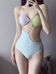 Asymmetrischer Meerjungfrau-Bodysuit