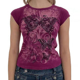 Love And Peace Grunge T-Shirt