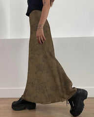 Ravenland Floral Maxi Skirt