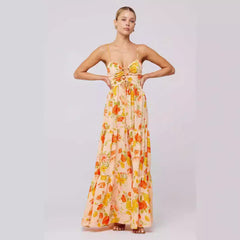 True Story Tiered Boho Maxi Dress DRES-001