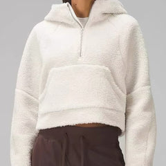 Lamb Wool Oversized Hooded Sweater