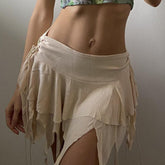 Asymmetrischer Rock mit Schlitz von Starbeam