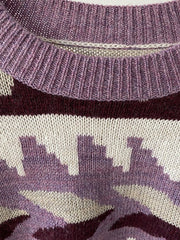 Snowdrift Strickpullover - Mokka-Kombination