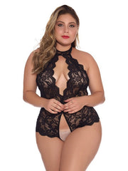 Jacquard-Bodysuit mit Weste