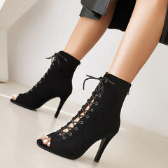 For A Living Lace Up Heels