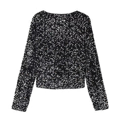 On Point Paillettenbluse