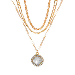 Snake It And Rhine Necklace