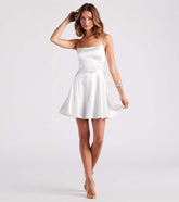 Frida Satin Party Dress