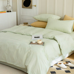 Checkered Bedding Set - Pink