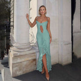 Asymmetrisches Cut-Out-Kleid