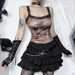 Infinity Butterfly Witch Top with Gloves