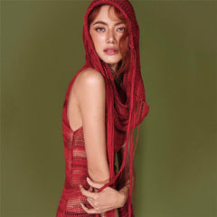 Arachne Hooded Knitted Vest