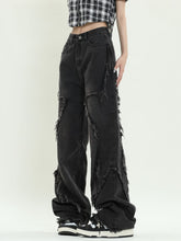 Tie-Dye Print Loose Slim Casual Trousers