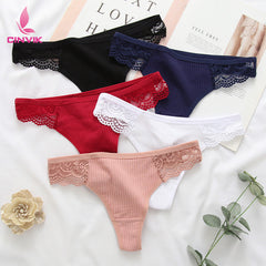 5pack Contrast Mesh Panty Set