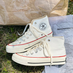 Stylish Women's Female Korean Style Versatile Canvas Shoes Newgew