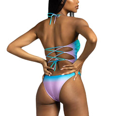 Eltoris – Zerrissener Neckholder-Bodysuit