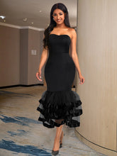 Schulterfreies Meerjungfrau-Partykleid