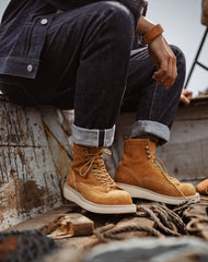 American Retro Winter Desert Suede Logging Men's Work Boot