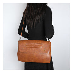 Stella Crossbody Envelope Zip Clutch - Tan