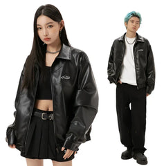 Korean Casual Leather Jacket