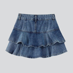 Vintage fills mini denim skirt