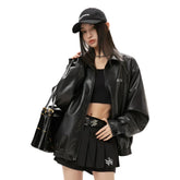 Korean Casual Leather Jacket