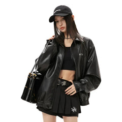 Korean Casual Leather Jacket