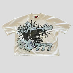 Amerikanische übergroße Grafik-T-Shirts