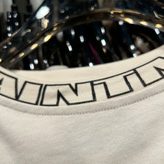 Baumwoll-T-Shirts mit Buchstabendruck für Damen, modisch, langärmelig