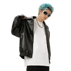Korean Casual Leather Jacket