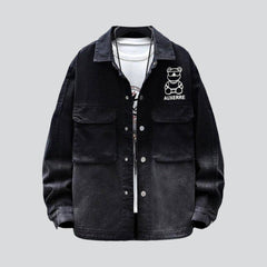 Oversized y2k men jean jacket