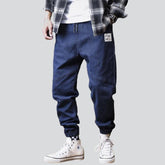 Street style men denim pants