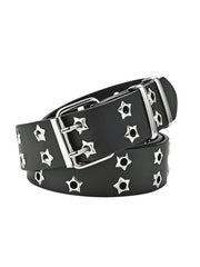 Double Star Eyelet Buckle Belt
