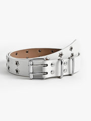 Double Star Eyelet Buckle Belt