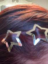 Silver Hollow Out Star Hair Clip