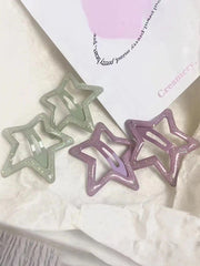 Glitter Star Shaped Hair Clip