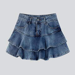 Vintage fills mini denim skirt