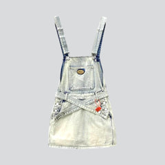 Vintage Skort Jeanskleid