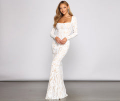 Yesenia Formal Sequin Mermaid Dress Sai Feel