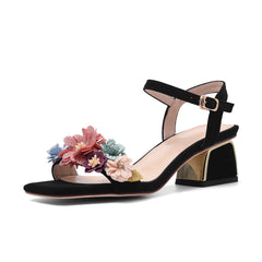Betty Floral Ankle Strap Sandals Newgew
